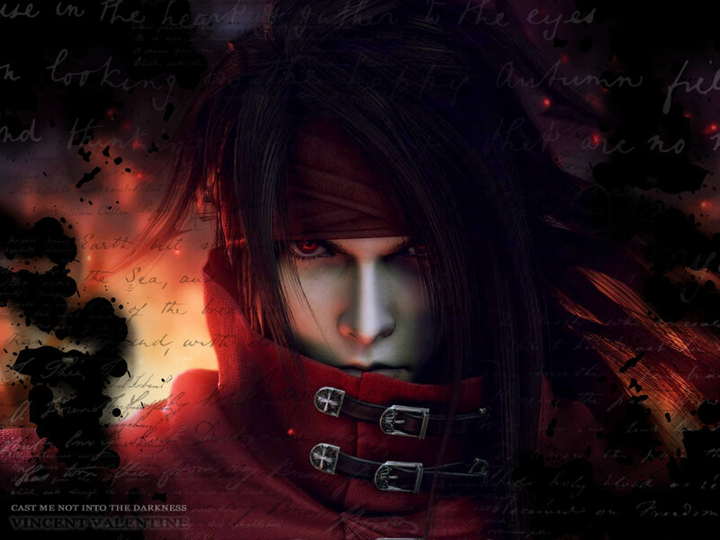 Character with Red Eyes — Black, Dramatic, Digital Art