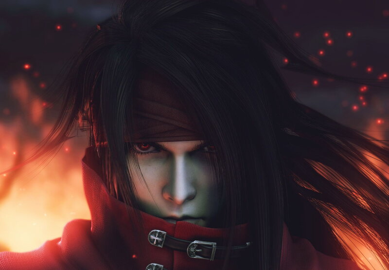 Character with Red Eyes — Black, Dramatic, Night, Digital Art, Red Cloak