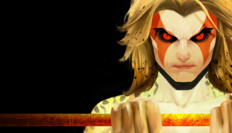 Character with Red Eyes — Black, Intense