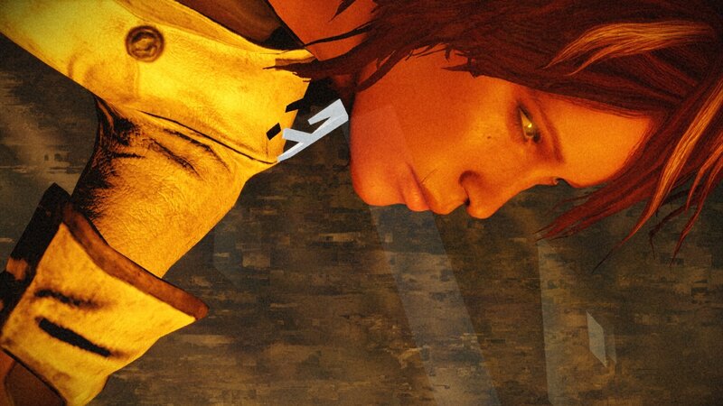 Character with Red Hair — Orange