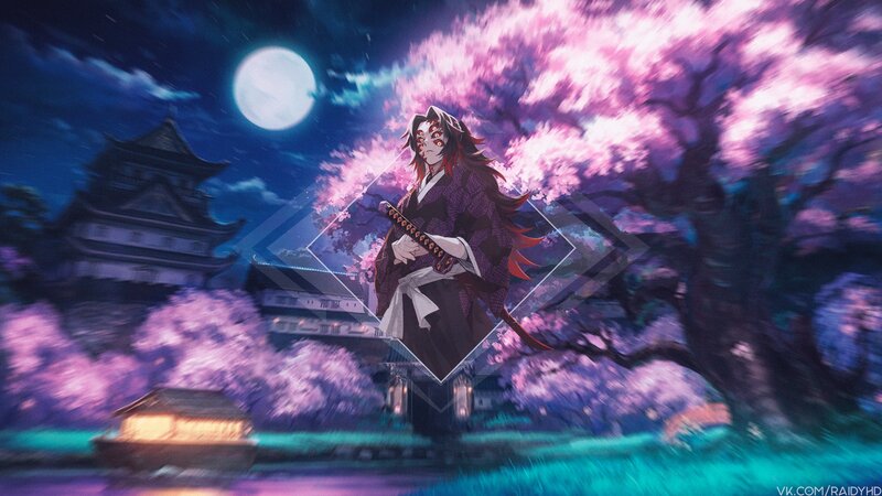 Character with Red Hair — Purple, Dramatic