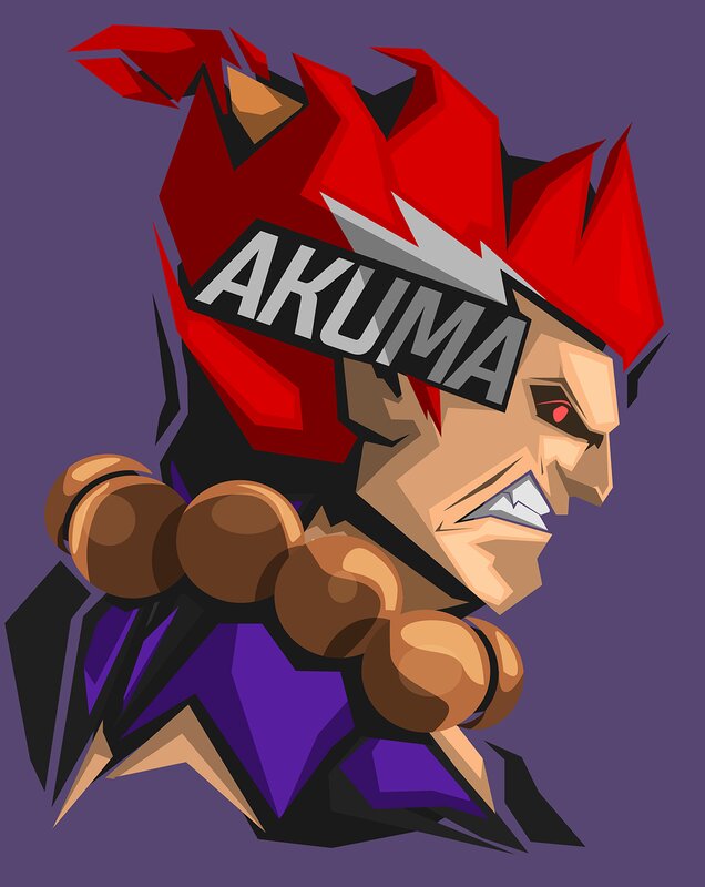 Character with Red Hair — Purple