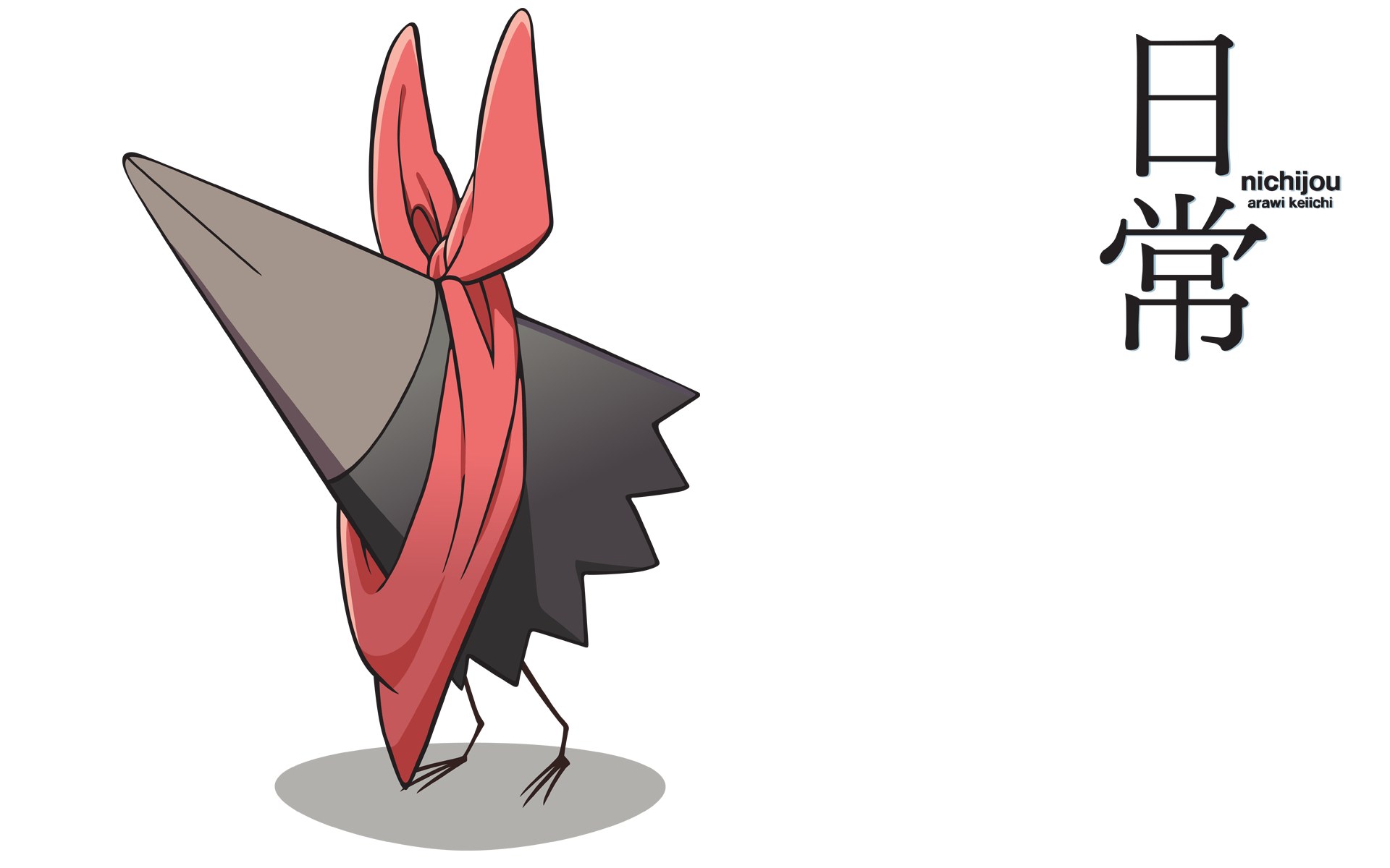 character with red scarf