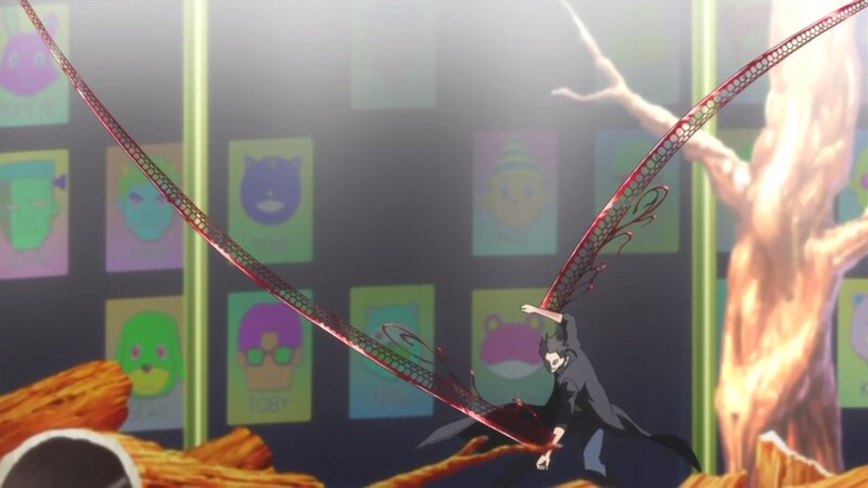 Character with Red Wings — Dramatic, Anime