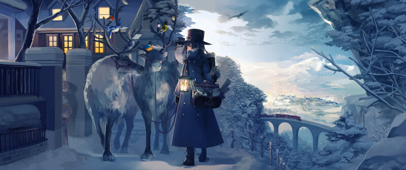 Character with Reindeer
