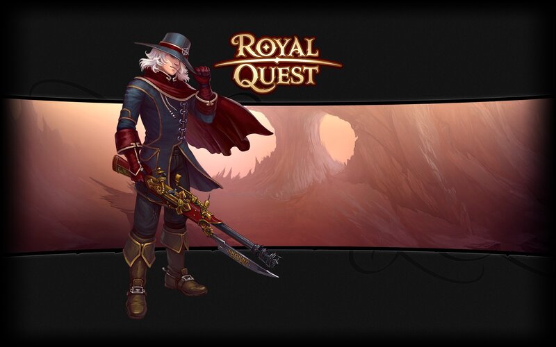 Character with Rifle — Black, Dramatic
