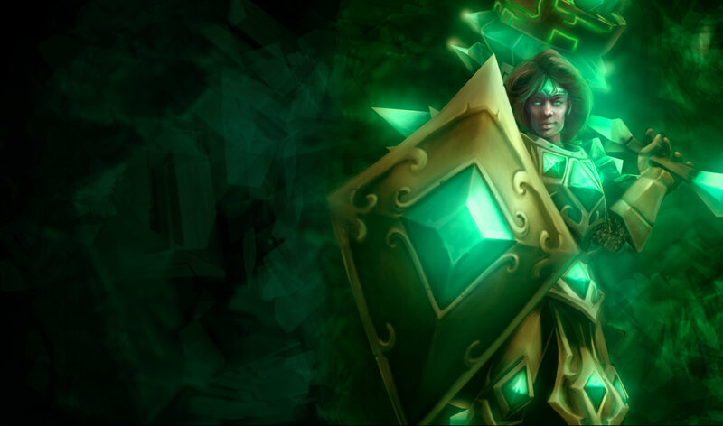 Character with Shield