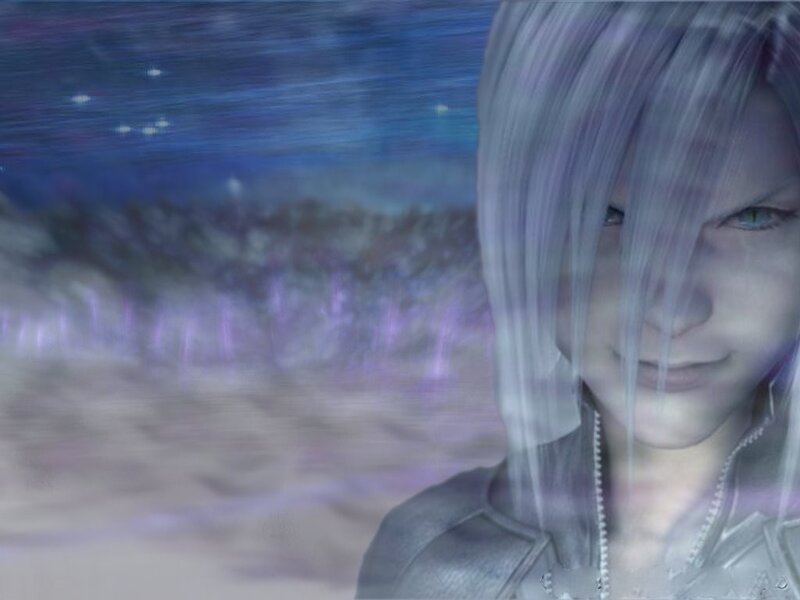 character with silver hair