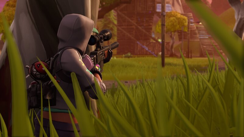 Character with Sniper Rifle — Green