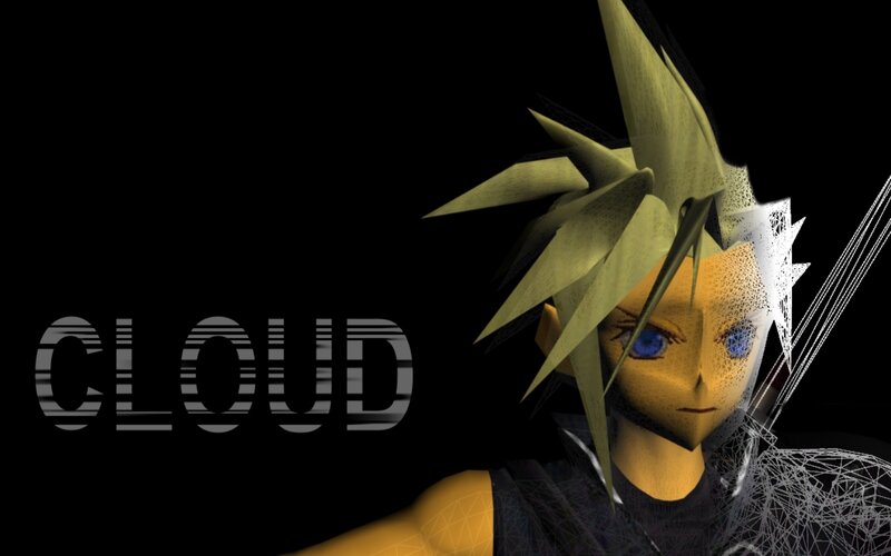 Character with Spiky Hair — Black, Dramatic, 3d Render, Spiky Hair
