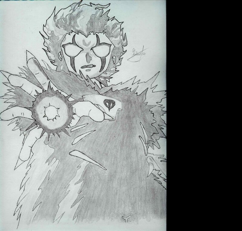 Character with Spiky Hair — Black