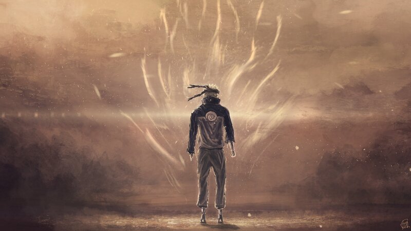 Character with Spiky Hair — Brown, Dramatic