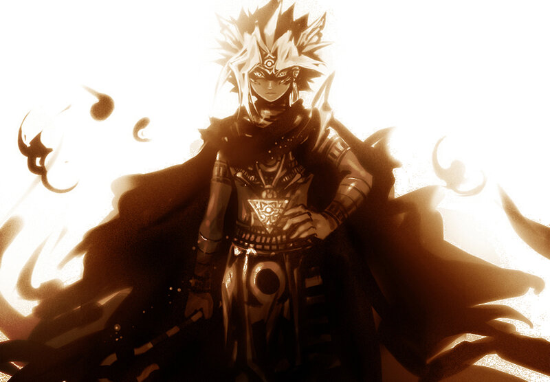 Character with Spiky Hair — Brown
