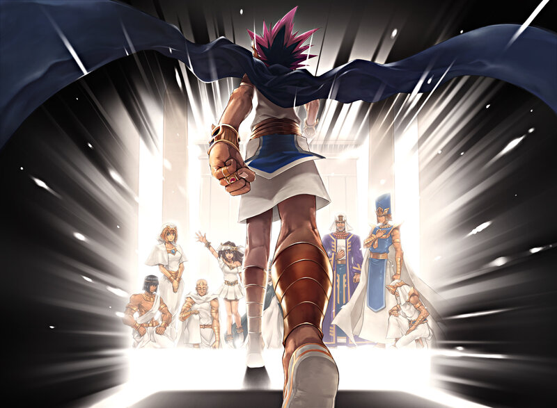 Character with Spiky Hair — White
