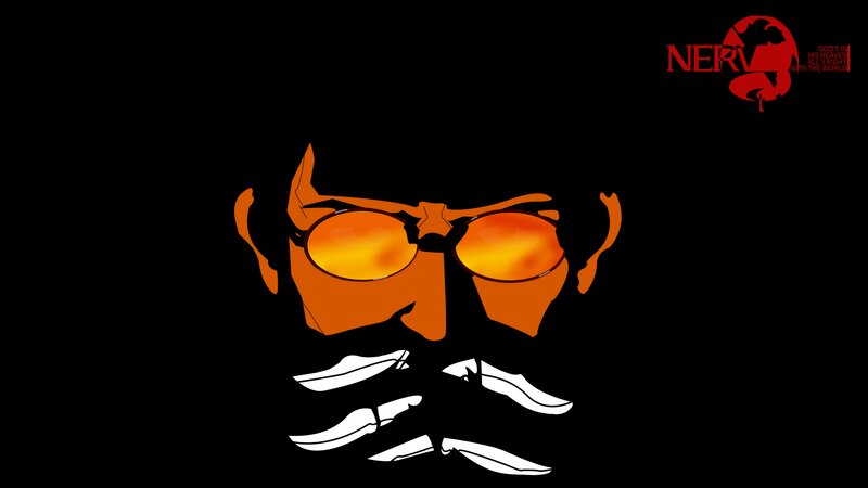 Character with Sunglasses — Black