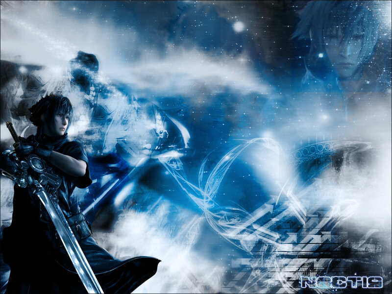 Character with Sword — Blue