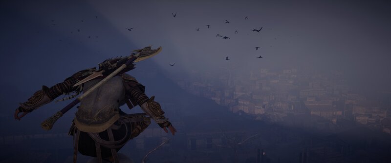 Character with Sword on Back