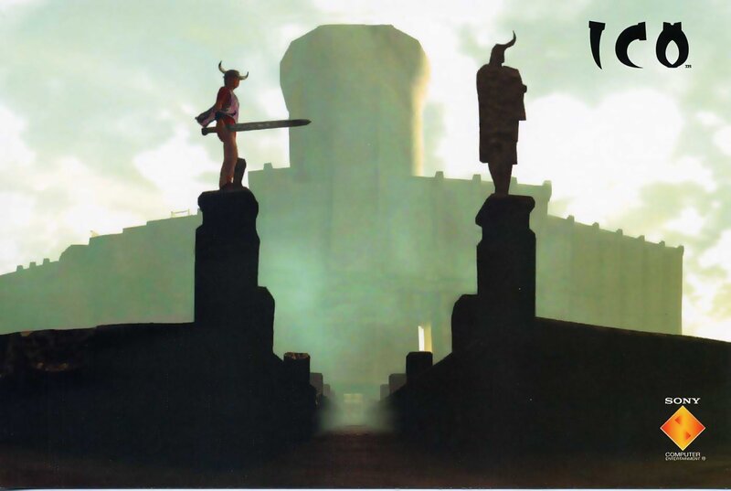 Character with Sword on Pillar
