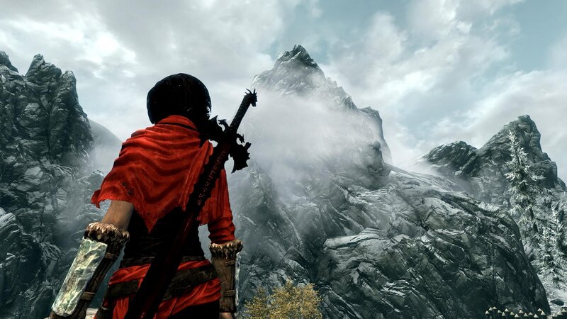 Character with Sword — Red, Dramatic