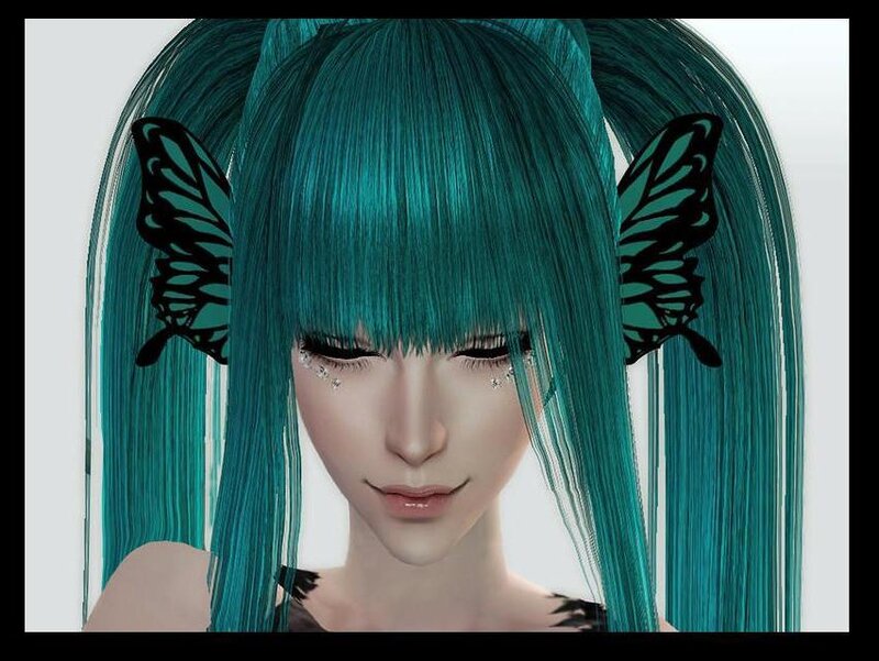 Character with Teal Hair