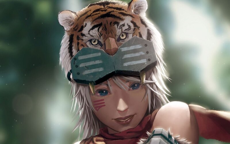 Character with Tiger Mask