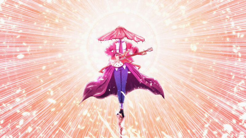 Character with Umbrella Hat