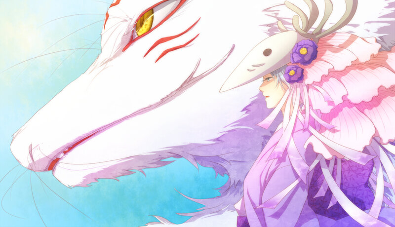Character with White Fox