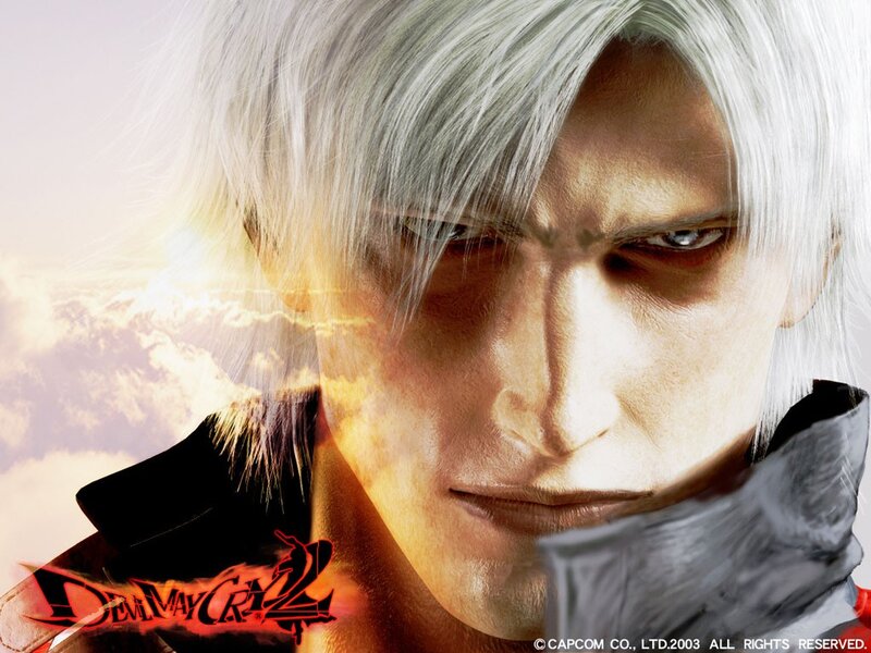 Character with White Hair — Dramatic, Sunset, 3d Render