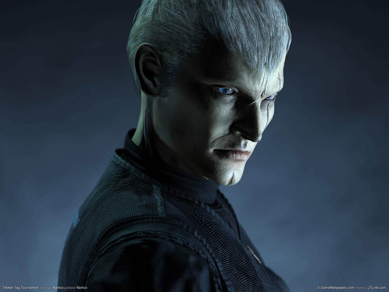 Character with White Hair — Gray, Dramatic, 3d Render, White Hair