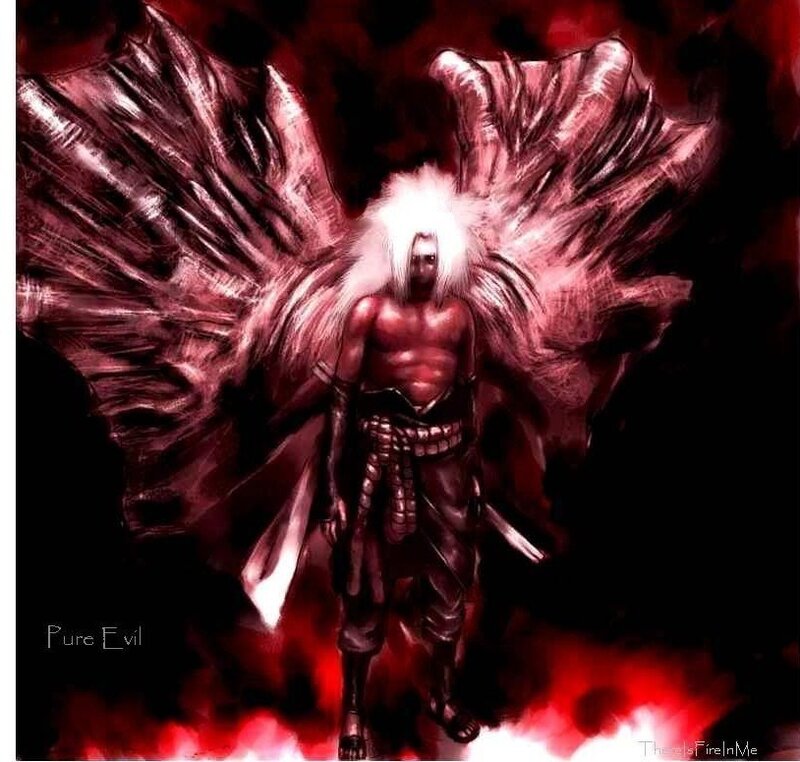 Character with Wings — Black, Dramatic, Digital Art, Swords