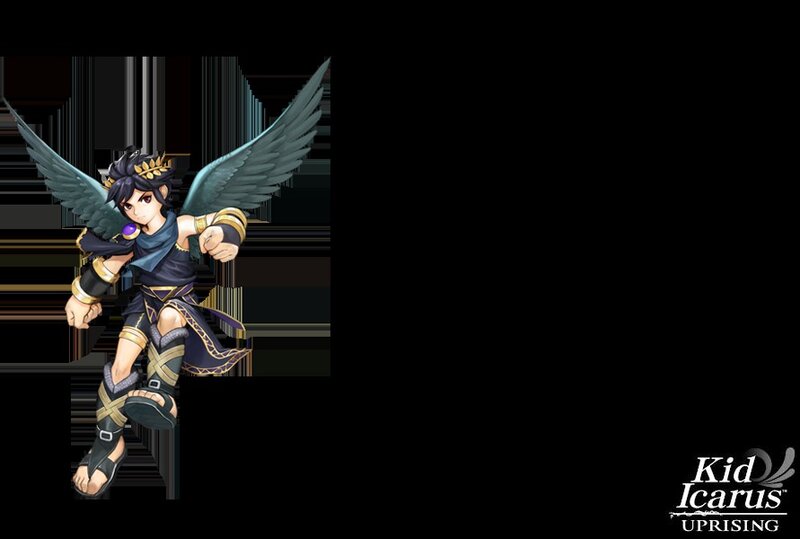 Character with Wings — Black