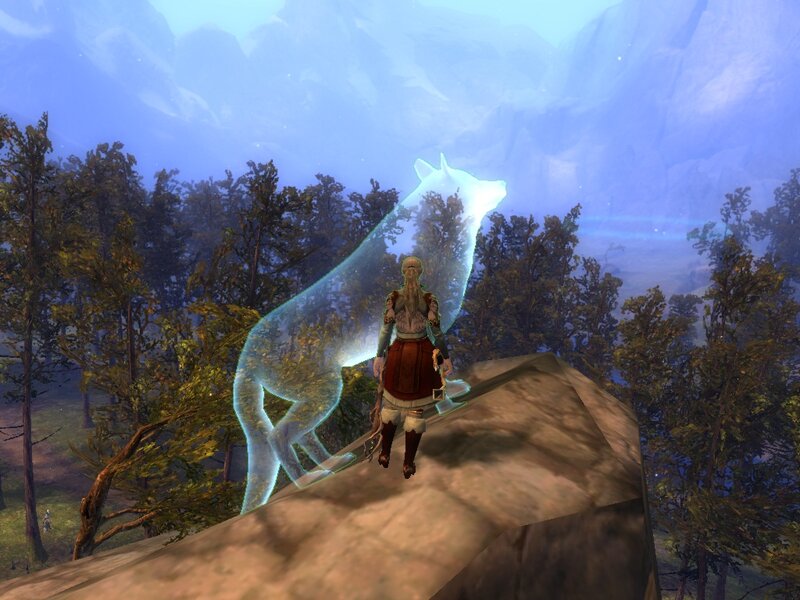 Character with Wolf Spirit