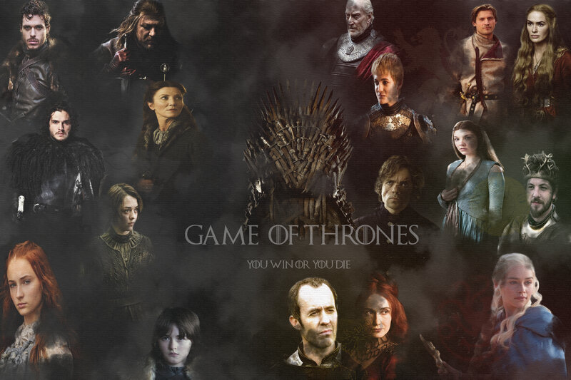 Characters Around Throne