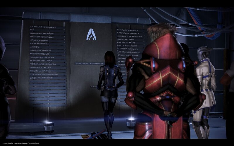 characters at a memorial wall