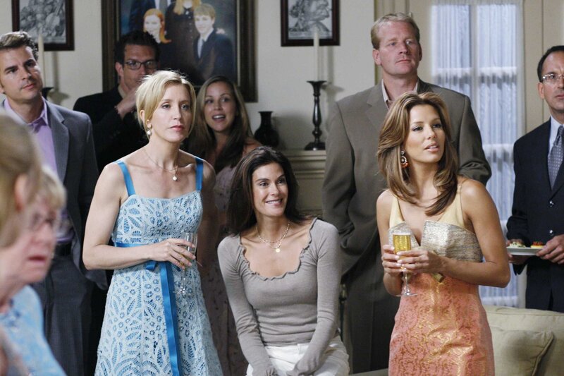 Characters at a party
