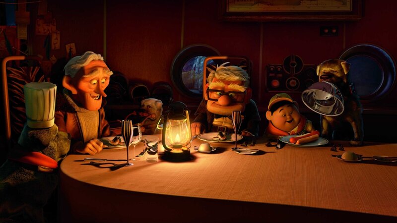 Characters at Dinner Table