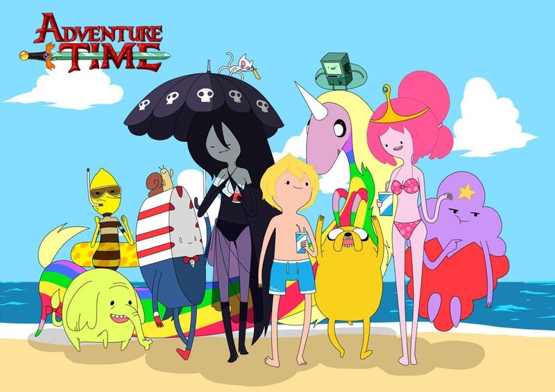 Characters at the Beach