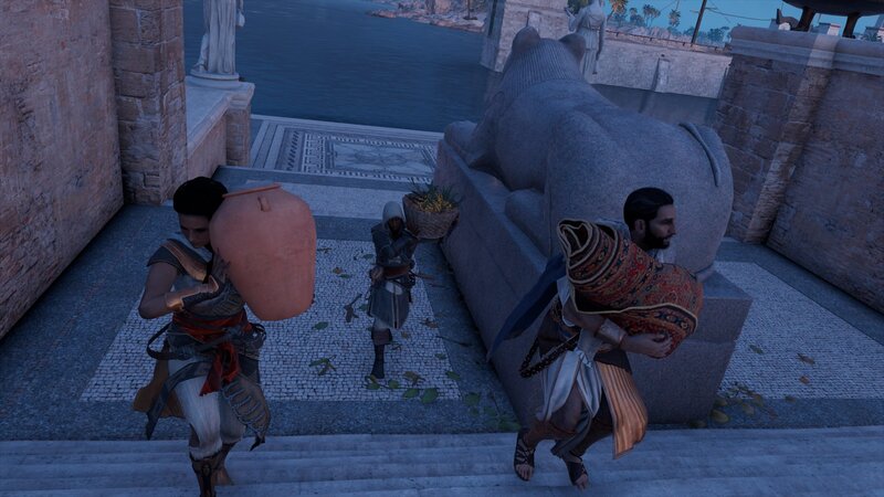 Characters Carrying Goods