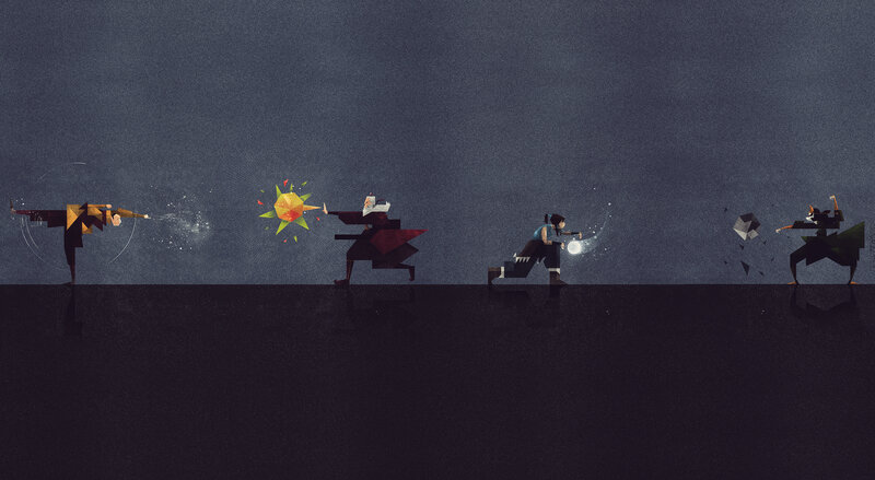 Characters Casting Spells