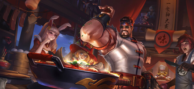Characters Cooking in a Restaurant
