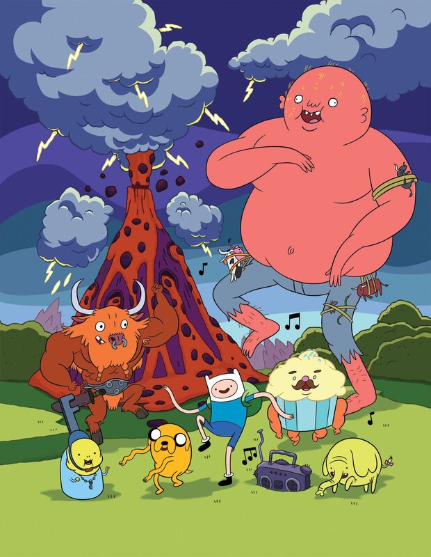 Characters Dancing in Field