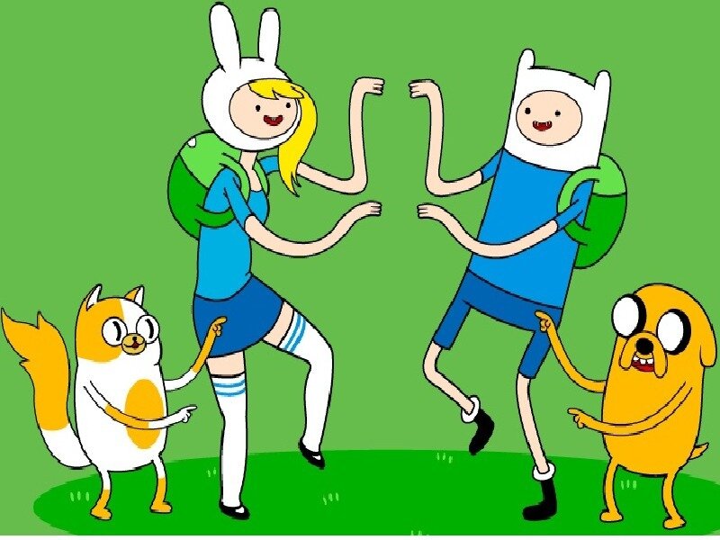 Characters Dancing Together