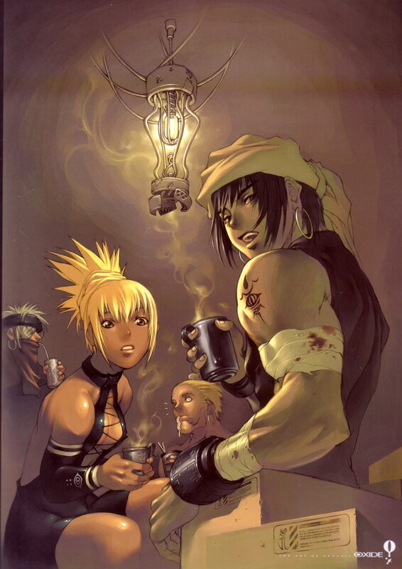 Characters Drinking Coffee