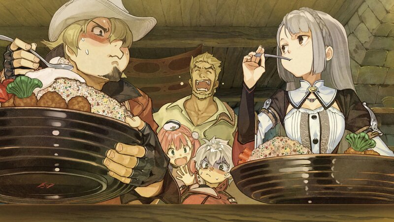 Characters Eating Food — Brown
