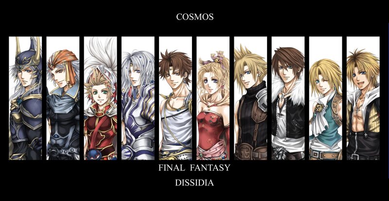 Characters from a Game — Black, Dramatic, Manga