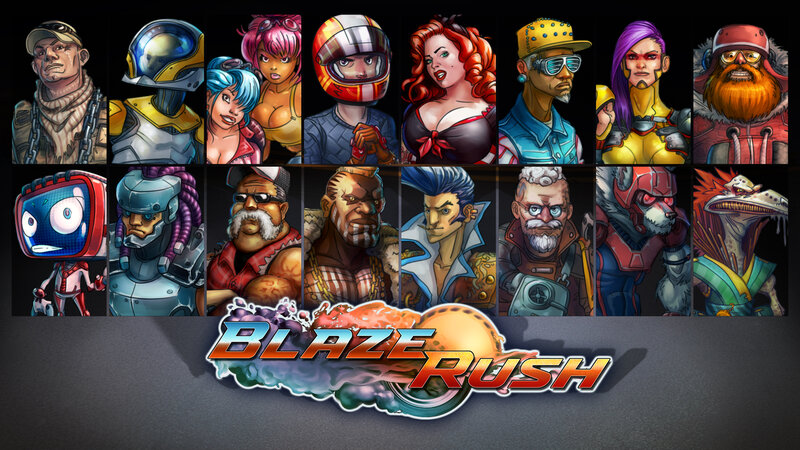 Characters from a Game — Black, Energetic