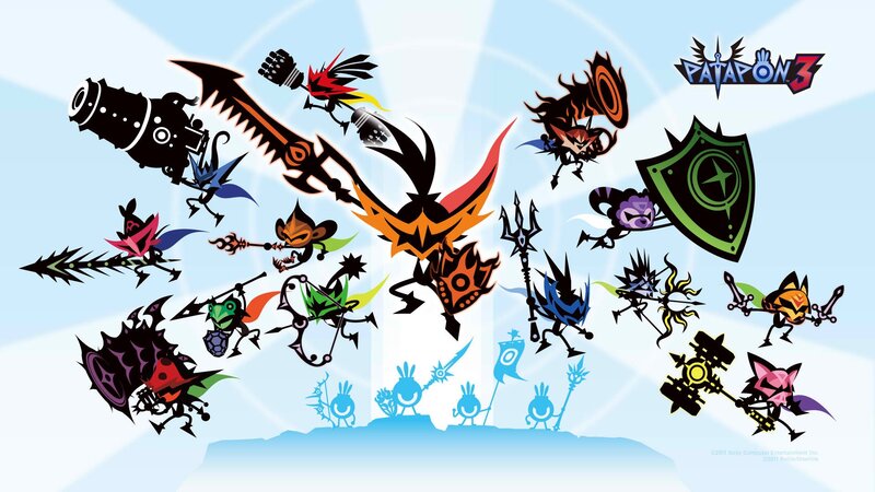 Characters from a Game — Blue, Dynamic