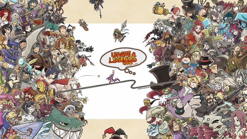 Characters from a Game — White