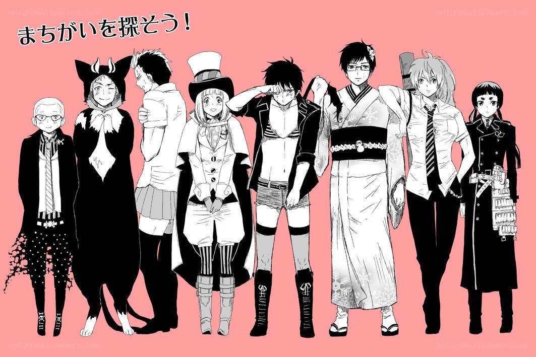 Characters from a manga series
