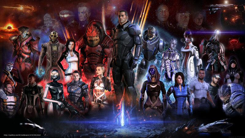 Characters from a Sci-fi Game — Blue, Dramatic, Night